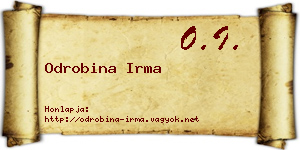 Odrobina Irma névjegykártya